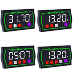 Morfayer Locomotive Intelligent Multi-function Tachometer, 4 in 1 Ambient Temperature Gauge, 4 in 1 Water Temperature Meter, 5 in 1 Ambient Temperature Tachometer, 5 in 1 Water Temperature Tachometer