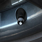 2pcs Auto Tire Laser Skull Valve Cap
