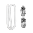 For Intex Swimming Pool Filter Pump Replacement, 1 Hose 2 Clamps, 2 Hoses 4 Clamps, 1 Hose 2 Clamps Blue, 2 Hoses 4 Clamps Blue