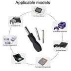 For N64/NGC/SFC Game Console Disassembly Hardware Tools Screwdriver Accessories, 3.8mm Sleeve, 4.5mm Sleeve, 3.8mm+4.5mm Sleeve, Handle
