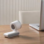 Hand-held Folding Turbo Fan Hanging Neck & Desktop Dual-use 5 Gear Adjustable with Digital Display