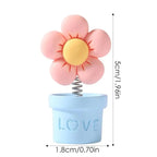 Simulated Small Flowerpot Car Center Console Decorative Ornaments