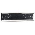 European/Russian/Ukrainian Stainless Steel License Plate Frame, 8K Mirror, Spray Black