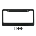 American Standard Aluminum Alloy License Plate Frame Including Accessories, Round Hole Aluminum Black, Round Hole Aluminum Spray White, Square Hole Rounded Corners Aluminum Black, Square Hole Round Corner Aluminum Spray White                           ...