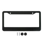 American Standard Aluminum Alloy License Plate Frame Including Accessories, Round Hole Aluminum Black, Round Hole Aluminum Spray White, Square Hole Rounded Corners Aluminum Black, Square Hole Round Corner Aluminum Spray White                           ...