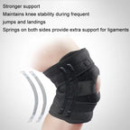 Outdoor Sports Knee Protector Mountaineering Basketball Thin Breathable Knee Pa, 2 Support Spring, 4 Support Spring