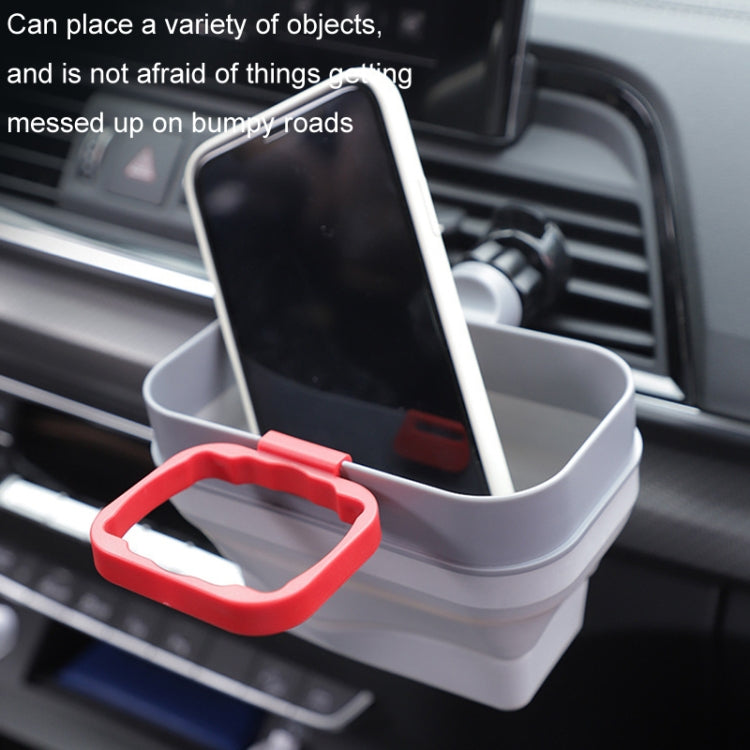 2 in 1 Car Fries Sauce Rack Air Vent Storage Box