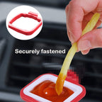 2 in 1 Car Fries Sauce Rack Air Vent Storage Box