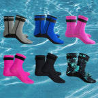 3mm Waterproof Long Beach Diving Socks Warm Non-slip Snorkeling Socks, XS, S, M, L, XL