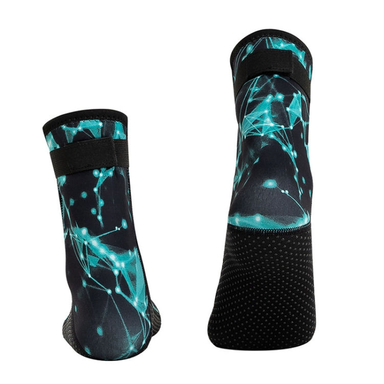 3mm Waterproof Long Beach Diving Socks Warm Non-slip Snorkeling Socks, XS, S, M, L, XL