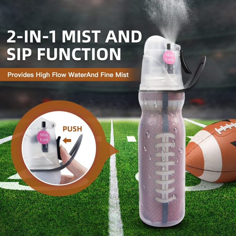 590ml Summer Outdoor Sports Training Spray Cooling Water Cup, Dream Purple 3-layers, F3 3-layers, Blue 3-layers, Colorful 3-layers, Watermelon 3-layers, Geometry 3-layers, Camouflage Green 3-layers, Basketball 3-layers, Football 3-layers, Rugby 3-layer...