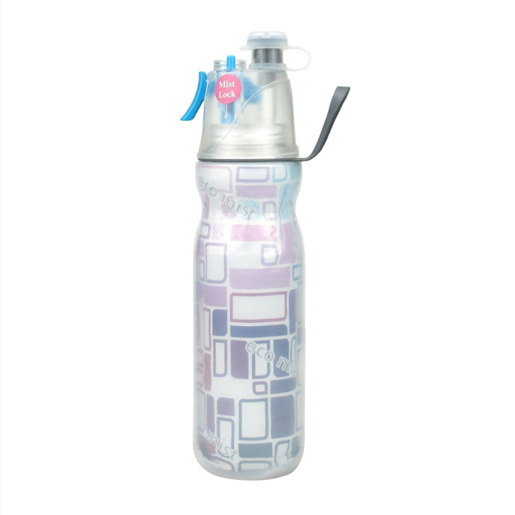 470ml Summer Outdoor Sports Training Spray Cooling Water Cup, Dream Purple 3-layers, F3 3-layers, Blue 3-layers, Colorful 3-layers, Watermelon 3-layers, Geometry 3-layers, Camouflage Green 3-layers, Basketball 3-layers, Football 3-layers, Rugby 3-layer...