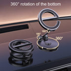 Letter E Magnetic Folding Car Phone Holder Rotatable Dashboard Stick-On Navigation Stand, D38