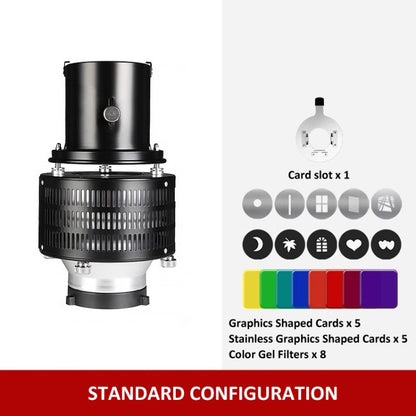 Optical Snoot Photo Studio Accessory for Flash Lamp with Bowens Mount