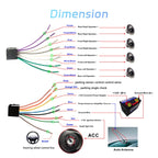 Single Spindle 6.9 inch MP5 With Knob Player Carplay Function Car MP4 Backup Camera, Standard, Standard+12 Light Camera, Standard+AHD Camera