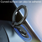 Magnetic Folding Car Phone Holder Rotatable Steering Wheel Stick-On Navigation Stand, D21