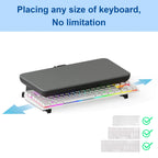 Oimaster Monitor Stand Riser Adjustable Height Laptop Bracket With Storage Drawer, Basic, Upgrade
