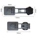 Foldable Suspension Car Phone Holder Magnetic Adhesive Type Metal Navigation Stand, D30