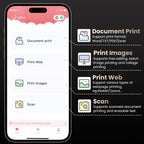 Phomemo Q302 300dpi Wifi Wireless Bluetooth Thermal Printer Support Multi-Size Thermal Paper, Q302