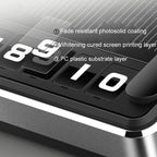 Car Temporary Parking License Plate Solar Rechargeable Luminous Parking Card