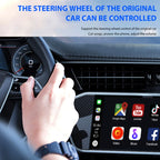 Car Carplay Box Wired to Wireless Bluetooth Adapter, For Android, For IOS, 2 in 1