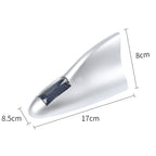 Solar Remote Control Signal Radio Shark Fin Antenna Anti-Tailgating Roof Warning Light