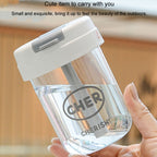 300ml Mini Children Water Mug Leakage-proof Student Plastic Portable Straw Cup