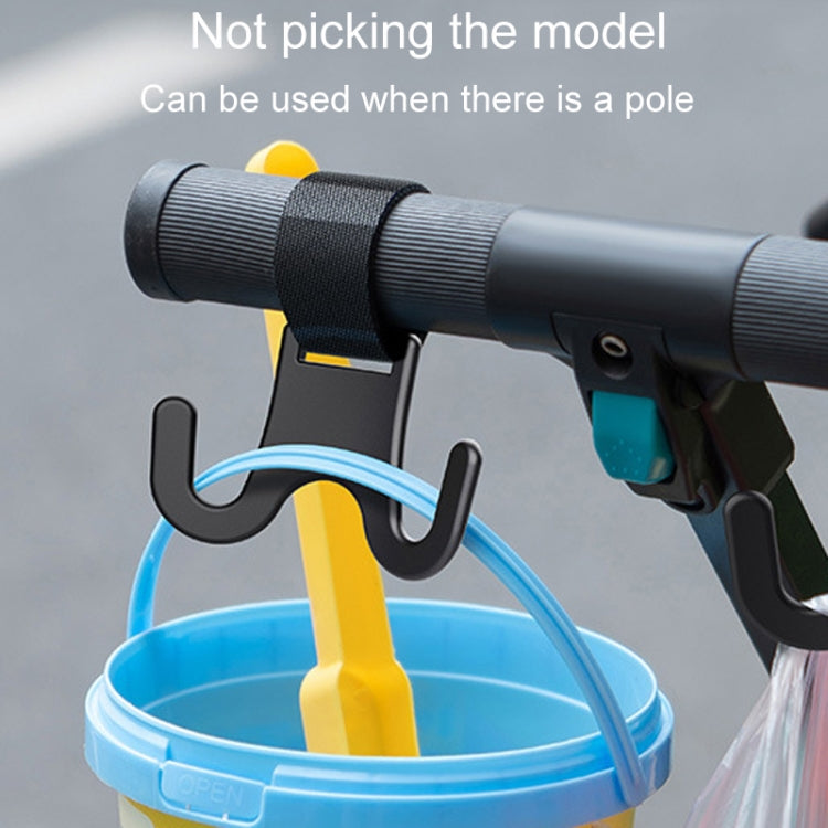 Car Electrical Bike Dual Hooks Stroller Portable Multi-Purpose Pole Hangers
