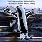 BUDK Triangle Gravity Sensor Car Phone Bracket Car Air Vent Navigation Holder, Buckle Model, Adhesive Model, Suction Cup Base Model, Bent Suction Cup Base Model, Hook Model