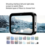 D6 CCD HD Digital Camera Movie Music Smart Camera Touch Screen Student Card Video Recorder, Excluding Memory, D6 Black, D6 White