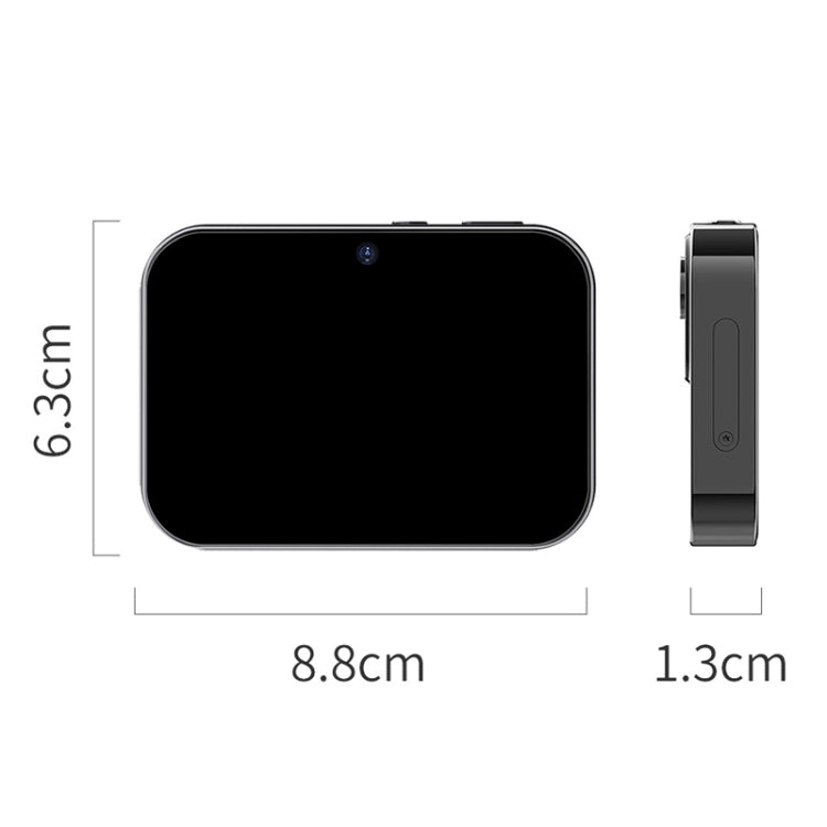 D6 CCD HD Digital Camera Movie Music Smart Camera Touch Screen Student Card Video Recorder, Excluding Memory, D6 Black, D6 White