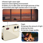 D6 CCD HD Digital Camera Movie Music Smart Camera Touch Screen Student Card Video Recorder, Excluding Memory, D6 Black, D6 White