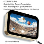 D6 CCD HD Digital Camera Movie Music Smart Camera Touch Screen Student Card Video Recorder, Excluding Memory, D6 Black, D6 White