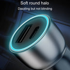 QIAKEY Vehicle Dual Port Fast Charging Charger One To Two Cigarette Lighter, TK518 Coffee, TK518 Blue, TK515 Coffee, TK515 Blue, TK519 Coffee
