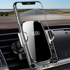 BUDK Anti-shake Car Phone Bracket Car Navigation Air Vent Fixed Gravity Support Stand