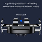 BUDK Anti-shake Car Phone Bracket Car Navigation Air Vent Fixed Gravity Support Stand