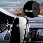 BUDK Anti-shake Car Phone Bracket Car Navigation Air Vent Fixed Gravity Support Stand