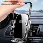BUDK Anti-shake Car Phone Bracket Car Navigation Air Vent Fixed Gravity Support Stand