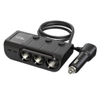 120W Digital Display Cigarette Lighter Car Fast Charging Charger