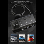 120W Digital Display Cigarette Lighter Car Fast Charging Charger