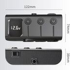 120W Digital Display Cigarette Lighter Car Fast Charging Charger