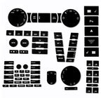 For 2005-2010 Volkswagen Touareg/Passat Steering Wheel Window AC Switch Button Repair Sticker