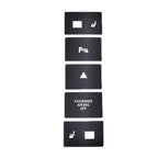 For 2005-2010 Volkswagen Touareg/Passat Steering Wheel Window AC Switch Button Repair Sticker