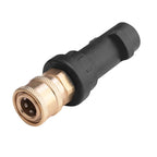 For Karcher K2-K7 Series High Pressure Washer Foam Lance Adapter, 1/4 Female Connector, 1/4 Female Connector + 5 Nozzle