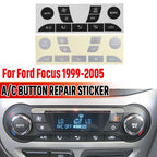 For 1999-2005 Ford Focus Air Conditioning Button Switch Repair Sticker