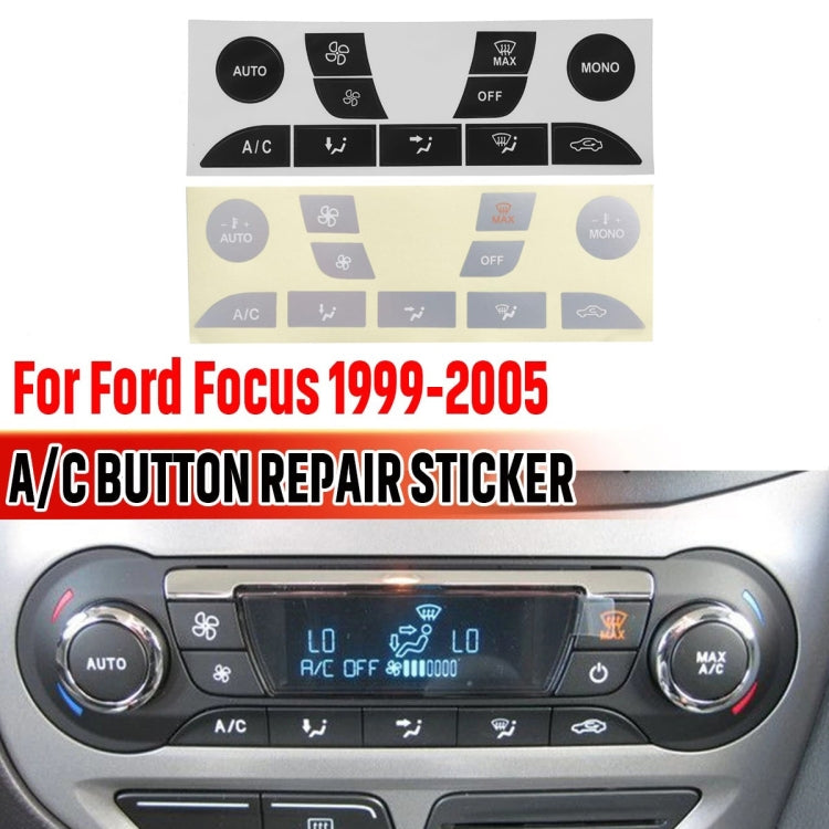 For 1999-2005 Ford Focus Air Conditioning Button Switch Repair Sticker
