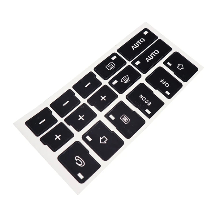 2sets For Audi A4/B6/B7 2000-2004 Car Air Conditioning Button Panel Sticker, For Audi A4/B6/B7 2000-2004