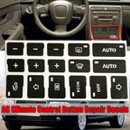 2sets For Audi A4/B6/B7 2000-2004 Car Air Conditioning Button Panel Sticker, For Audi A4/B6/B7 2000-2004