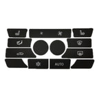 For BMW 5 Series/7 Series/X5/C6/F10/F01/F15 Air Conditioning Button Repair Sticker, A 13pcs No OFF, A 13pcs With OFF, B 14pcs No OFF, B 14pcs With OFF, C 16pcs No OFF, C 16pcs With OFF