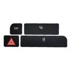 For Audi A4 Emergency/Double Flash Button Cup Holder Button Repair Sticker, Left-Hand Drive Only
